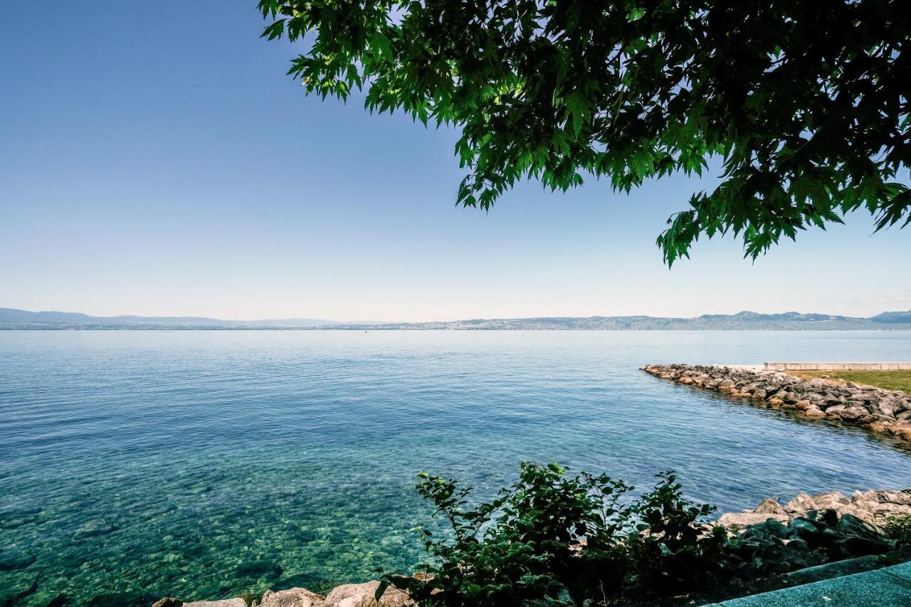 Pieds dans l'eau - Lac Léman - 2 min Evian - Spacieux Neuvecelle Exterior foto